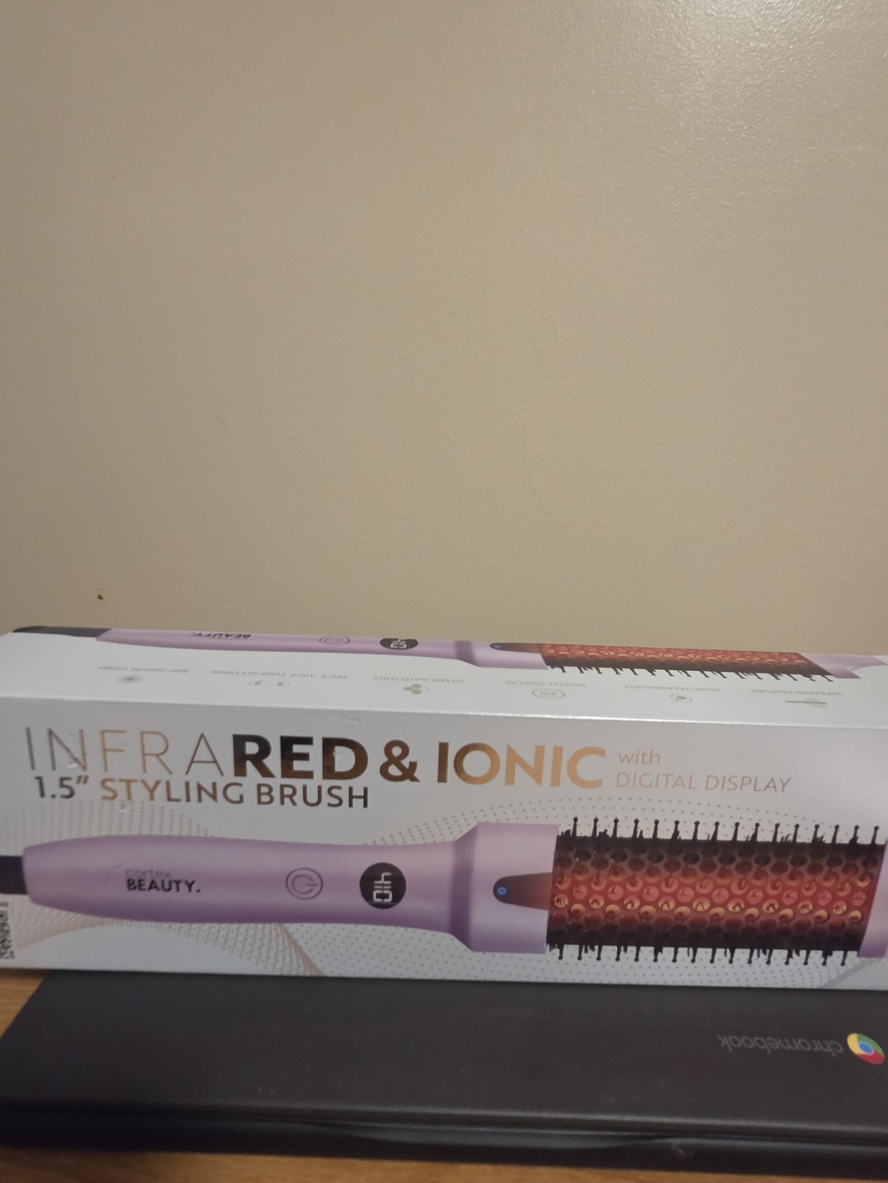 Cortex Beauty 1.5" Infrared & Ionic Styling Brush - Pink